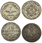 Österreich - Lots.


Habsburger bis 1806.
Franz II. (I.) (1792 - 1835).

Lot (2 Stück, Silber): 12 Kreuzer 1795 B und 7 Kreuzer 1802 A. 

Heri...