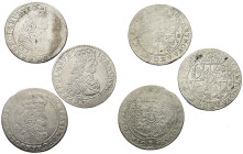 Europa - Lots.


Polen. Königreich. 
Johann II. Kasimir (1649 - 1668).

Lot (3 Stück, Silber): Ort. Bromberg (Bydgoszcz).

Jahreszahlen teils ...