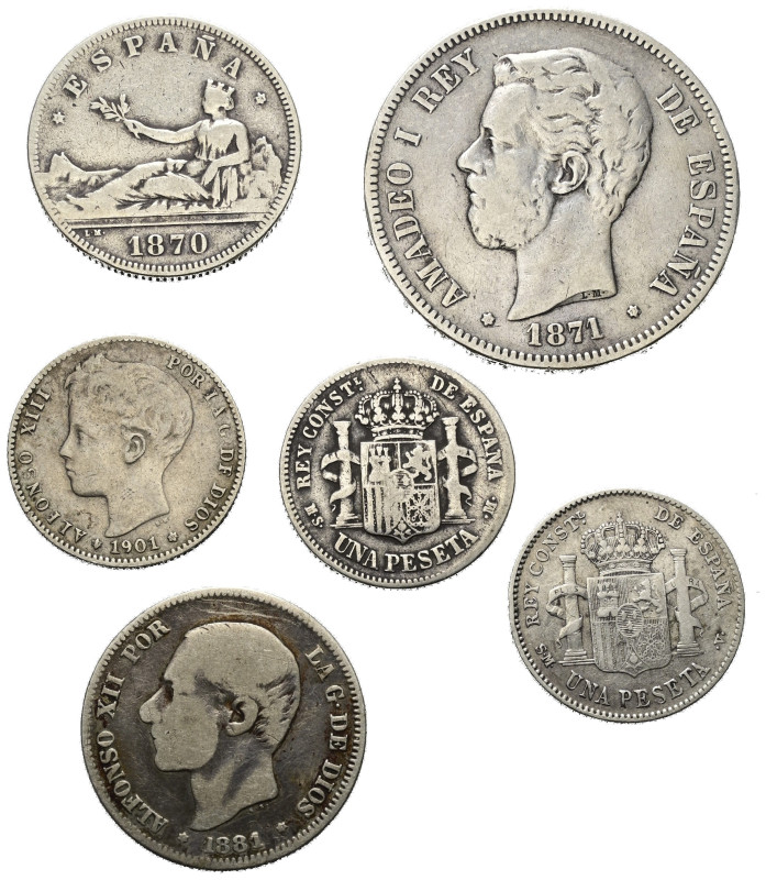 Europa - Lots.


Spanien. Königreich.
Amadeo I. (1871 - 1873).
Alfonso XII....