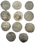 Islam - Lots.


Ayyubiden - Hauptlinie in Kairo.
Meist al-Nasir Salah ad-Din (564 - 589 H. / 1169 - 1193).

Lot (11 Stück, Silber): Dirham. Hala...