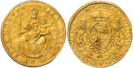 Bayern Maximilian I. 1598-1623 Doppeldukat 1618 München Friedb. 191. Hahn 63. Witt. 821. 
 vz