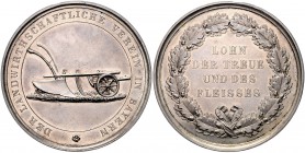 Bayern Prinzregent Luitpold 1886-1912 Silbermedaille o.J. des landwirtschaftlichen Vereins in Bayern, Verdienstmedaille für Dienstboten Hauser 667. 
...
