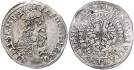 Dortmund - Stadt 1/16 Taler 1658 m. Titel Ferdinand III., schmales Brustbild mit Zierkragen Berghaus 200. 
 gutes ss