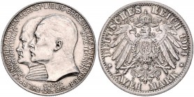Hessen Ernst Ludwig 1892-1918 2 Mark 1904 (A) Zum 400. Geburtstag Philipps des Großmütigen J. 74. 
 vz-st
