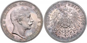 Preussen Wilhelm II. 1888-1918 5 Mark 1906 A J. 104. 
Patina PP-