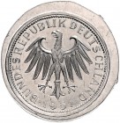 Bundesrepublik Deutschland 5 Deutsche Mark 1951 ohne Münzzeichen Probeprägung der Adlerseite: Adler nach links, darunter Jahreszahl. Zinn, Rand und Rü...