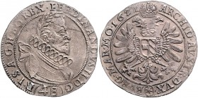 RDR - Österreich Ferdinand II. 1618-1637 Kipper 48 Kreuzer 1621 Kuttenberg Her. 849. 
 ss+
