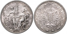 RDR - Österreich Franz Joseph I. 1848-1916 Gedenk-Doppelgulden 1880 Dav. 32. Hauser 5101. Thun 465. 
mattiert, schöne Patina f.st