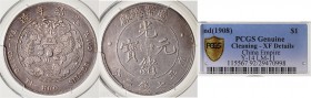 China Kuang Hsü 1874-1908 1 Dollar o.J. KM Y14. LM 11. 
PCGS Genuine Cleaning - XF Details f.vz/vz