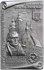 - Reformation Weißmetall-Abzeichen 1937 (v Carl Peter, Schmalkalden) auf 400 Jahre Schmalkaldische Artikel Whiting -. Brozatus 1577. 
mit intaktem Na...