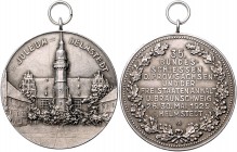 - Schützenmedaillen Silbermedaille 1929 a.d. 35. Bundesschießen der Provinz Sachsen und der Freistaaten Anhalt und Braunschweig in Helmstedt, i.Rd: SI...