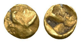 MYSIA, Kyzikos. Circa 600-550 BC. EL Hekte – Sixth Stater. Tail of tunny right on raised disk / Quadripartite incuse square. Cf. Hurter & Liewald III ...