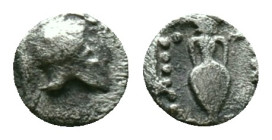 Greek Coins AR Reference: Condition: Very Fine

Weight: 0,22 gr. Diameter: 6,2 mm