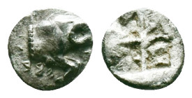 Greek Coins AR Reference: Condition: Very Fine

Weight: 0,43 gr. Diameter: 8,0 mm