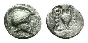 Greek Coins AR Reference: Condition: Very Fine

Weight: 0,22 gr. Diameter: 6,1 mm