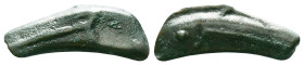 SKYTHIA. Olbia. AE Dolphin, ca. 5th-4th Century B.C. Reference: Condition: Very Fine

Weight: 2,50 gr. Diameter: 26,1 mm