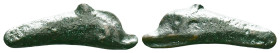 SKYTHIA. Olbia. AE Dolphin, ca. 5th-4th Century B.C. Reference: Condition: Very Fine

Weight: 2,42 gr. Diameter: 28,2 mm