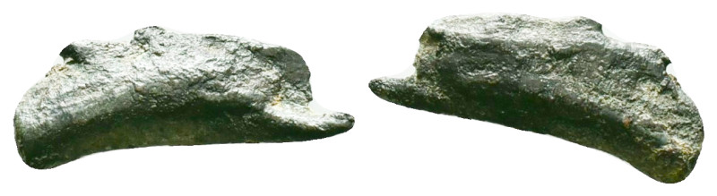 SKYTHIA. Olbia. AE Dolphin, ca. 5th-4th Century B.C. Reference: Condition: Very ...
