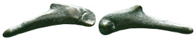 SKYTHIA. Olbia. AE Dolphin, ca. 5th-4th Century B.C. Reference: Condition: Very Fine

Weight: 1,16 gr. Diameter: 25,2 mm