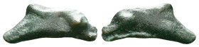 SKYTHIA. Olbia. AE Dolphin, ca. 5th-4th Century B.C. Reference: Condition: Very Fine

Weight: 1,36 gr. Diameter: 21,7 mm