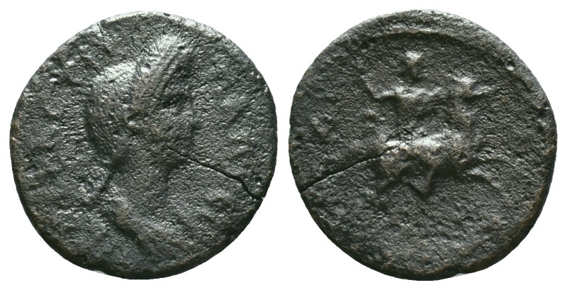 LYDIA. Sardeis. Plotina (Augusta, 105-123). Ae. Obv: ΠΛΩTEINA CEBACTH. Draped bu...