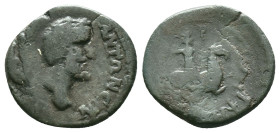 Asia Minor, Uncertain. Antoninus Pius, 138-161 AD. AE. Obv: ΑV ΚΑΙ ΑΝΤΩΝƐΙΝΟϹ. Laureate head of Antoninus Pius, right. Rev: Legend illegible; horseman...