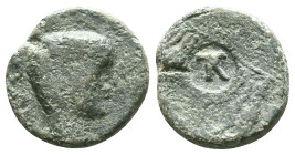 Roman Provincial Coins AE Reference: Condition: Very Fine

Weight: 3,76 gr. Diameter: 17,1 mm