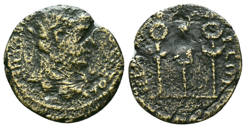 Roman Provincial Coins AE Reference: Condition: Very Fine

Weight: 4,46 gr. Di...