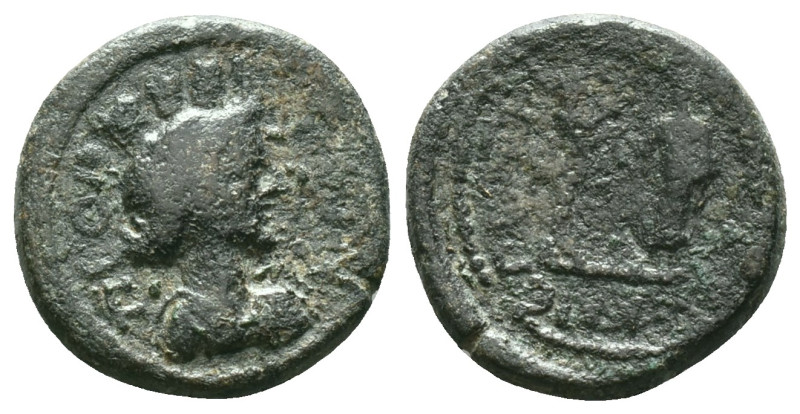Roman Provincial Coins AE Reference: Condition: Very Fine

Weight: 5,56 gr. Di...