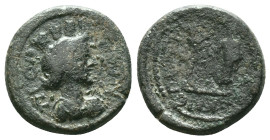 Roman Provincial Coins AE Reference: Condition: Very Fine

Weight: 5,56 gr. Diameter: 18,9 mm