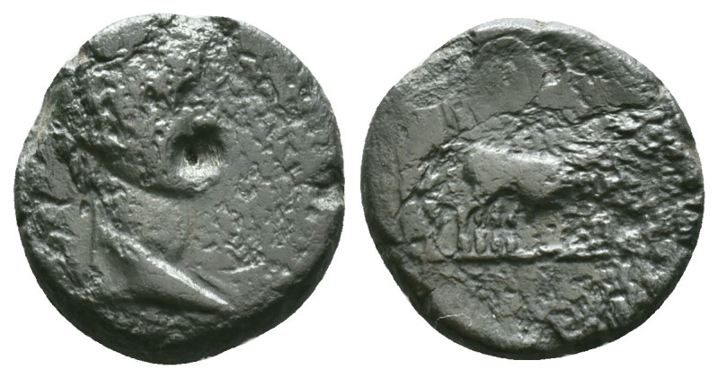 Roman Provincial Coins AE Reference: Condition: Very Fine

Weight: 3,50 gr. Di...