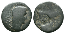 Roman Provincial Coins AE Reference: Condition: Very Fine

Weight: 4,02 gr. Diameter: 17,4 mm