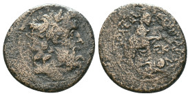 SELEUCIS and PIERIA, Antioch. Pseudo-autonomous issue. temp. Augustus, 27 BC-AD 14. Æ Trichalkon Reference: Condition: Very Fine

Weight: 6,80 gr. D...