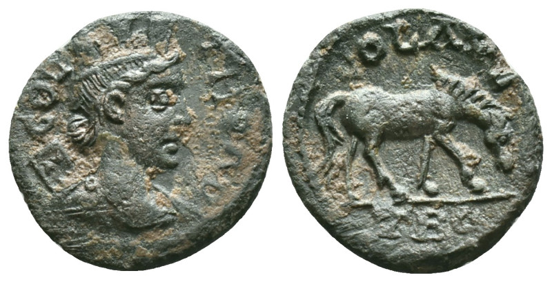 Troas, Alexandria Troas. Colonial civic issue. 3rd century A.D. AE 22 as equival...