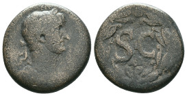 Syria, Seleucis and Pieria. Antiochia ad Orontem. Hadrian. A.D. 117-138. AE Reference: Condition: Very Fine

Weight: 12,5 gr. Diameter: 25,0 mm