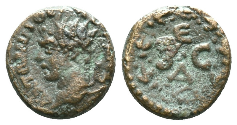 Roman Provincial Coins AE Reference: Condition: Very Fine

Weight: 3,22 gr. Di...