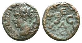 Roman Provincial Coins AE Reference: Condition: Very Fine

Weight: 3,22 gr. Diameter: 14,3mm