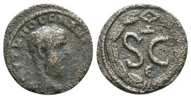 Macrinus (217-218). Seleucis and Pieria, Antioch. AE Reference: Condition: Very Fine

Weight: 3,65 gr. Diameter: 19,2 mm