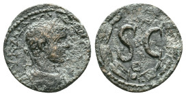 Elagabalus. (218-222 AD). Æ Bronze. Syria. Antioch. Reference: Condition: Very Fine

Weight: 4,05 gr. Diameter: 18,8 mm