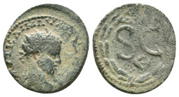 Elagabalus. (218-222 AD). Æ Bronze. Syria. Antioch. Reference: Condition: Very Fine

Weight: 5,81 gr. Diameter: 20,6 mm