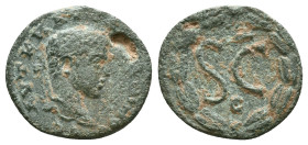 Elagabalus. (218-222 AD). Æ Bronze. Syria. Antioch. Reference: Condition: Very Fine

Weight: 2,91 gr. Diameter: 17,4 mm
