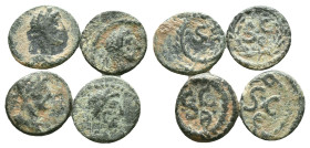 Roman Provincial Coins AE Lot of 4 Coins Reference: Condition: Very Fine

Weight: 3,42 gr. Diameter: mm