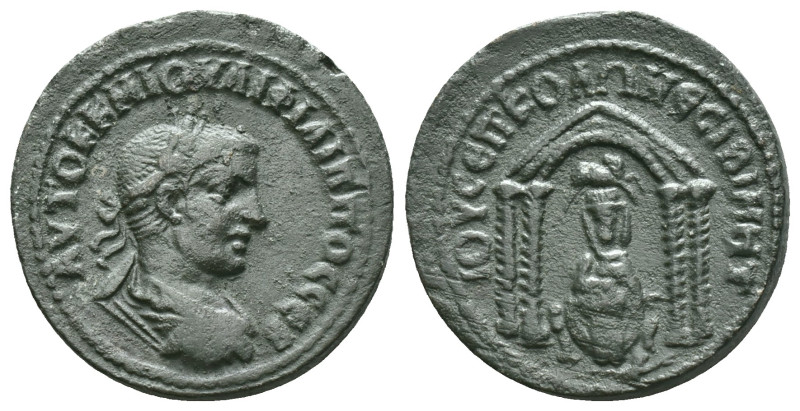 Mesopotamia, Nisibis. Philip I. A.D. 244-249. AE. Laureate, draped and cuirassed...