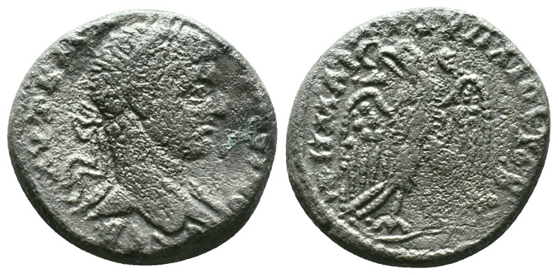 Elagabal. (218-222 AD). Billon Tetradrachm. Antioch. Obv: laureate bust of Elaga...