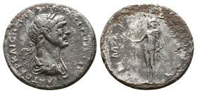 Roman Imperial Trajan AD 98-117. Rome Denar AR Reference: Condition: Very Fine

Weight: 5,54 gr. Diameter: 21,9 mm