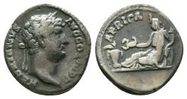 Roman Imperial Hadrian AR Denarius. Rome, AD 119-120. Reference: Condition: Very Fine

Weight:2,84 gr. Diameter: 17,3 mm