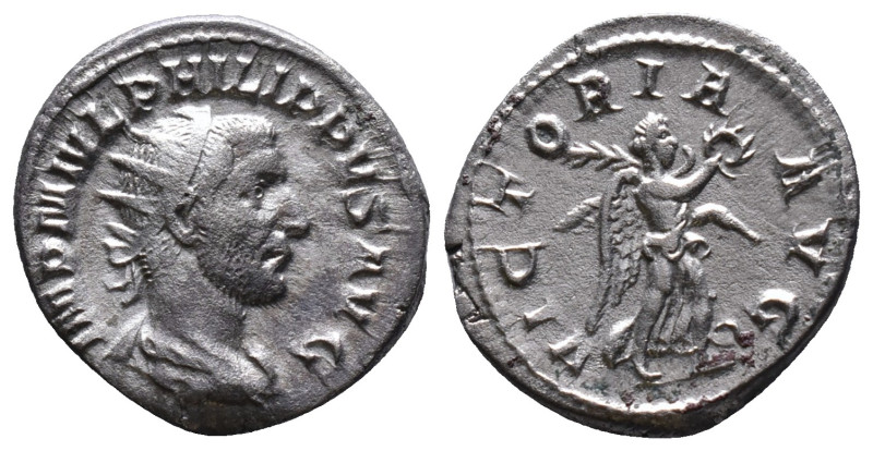 Philip I Arab AD 244-249. Rome Antoninianus AR Reference: Condition: Very Fine
...