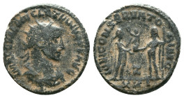 Diocletian (284-305). AE, Antoninianus. Reference: Condition: Very Fine

Weight: 3,55 gr. Diameter: 20,1 mm