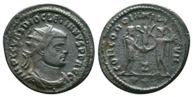Diocletian (284-305). AE, Antoninianus. Reference: Condition: Very Fine

Weight: 4,09 gr. Diameter: 22,5 mm