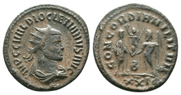Diocletian (284-305). AE, Antoninianus. "Repatinated" Reference: Condition: Very Fine

Weight: 3,62 gr. Diameter: 21,6 mm